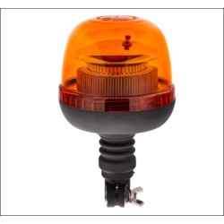 Girofar LED Galben cu prindere Din pole cu amortizor vibratii si doua tipuri selectabile de flash Girofar LED Galben cu prindere Din pole cu amortizor vibratii si doua tipuri selectabile de flash